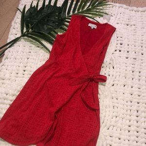 Red Madewell dress